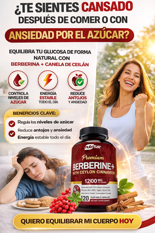 BERBERINA COMPLEX NUTRIFLAIR 120 CAPSULAS