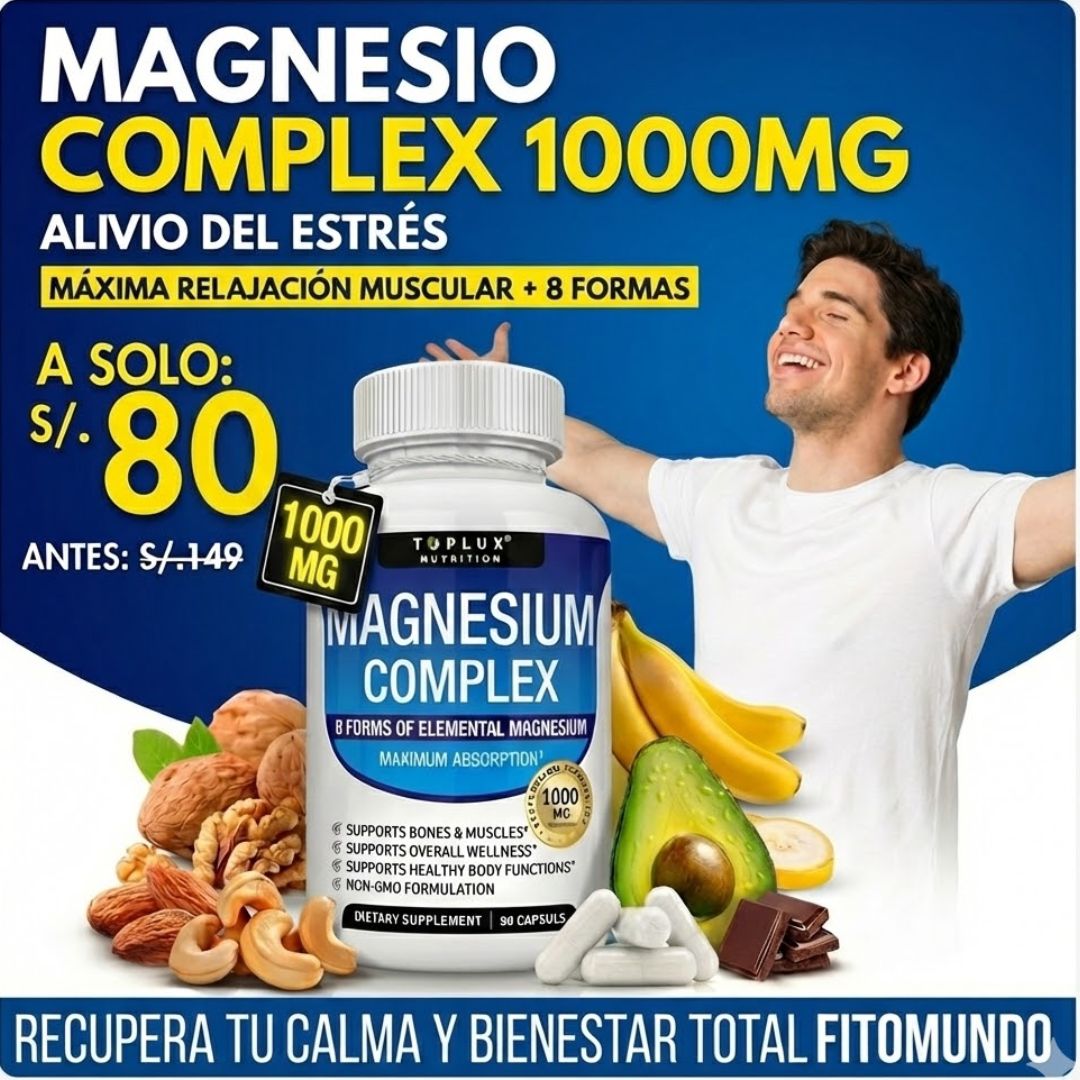 MAGNESIO COMPLEX 8 EN 1 TOPLUX AMERICANO